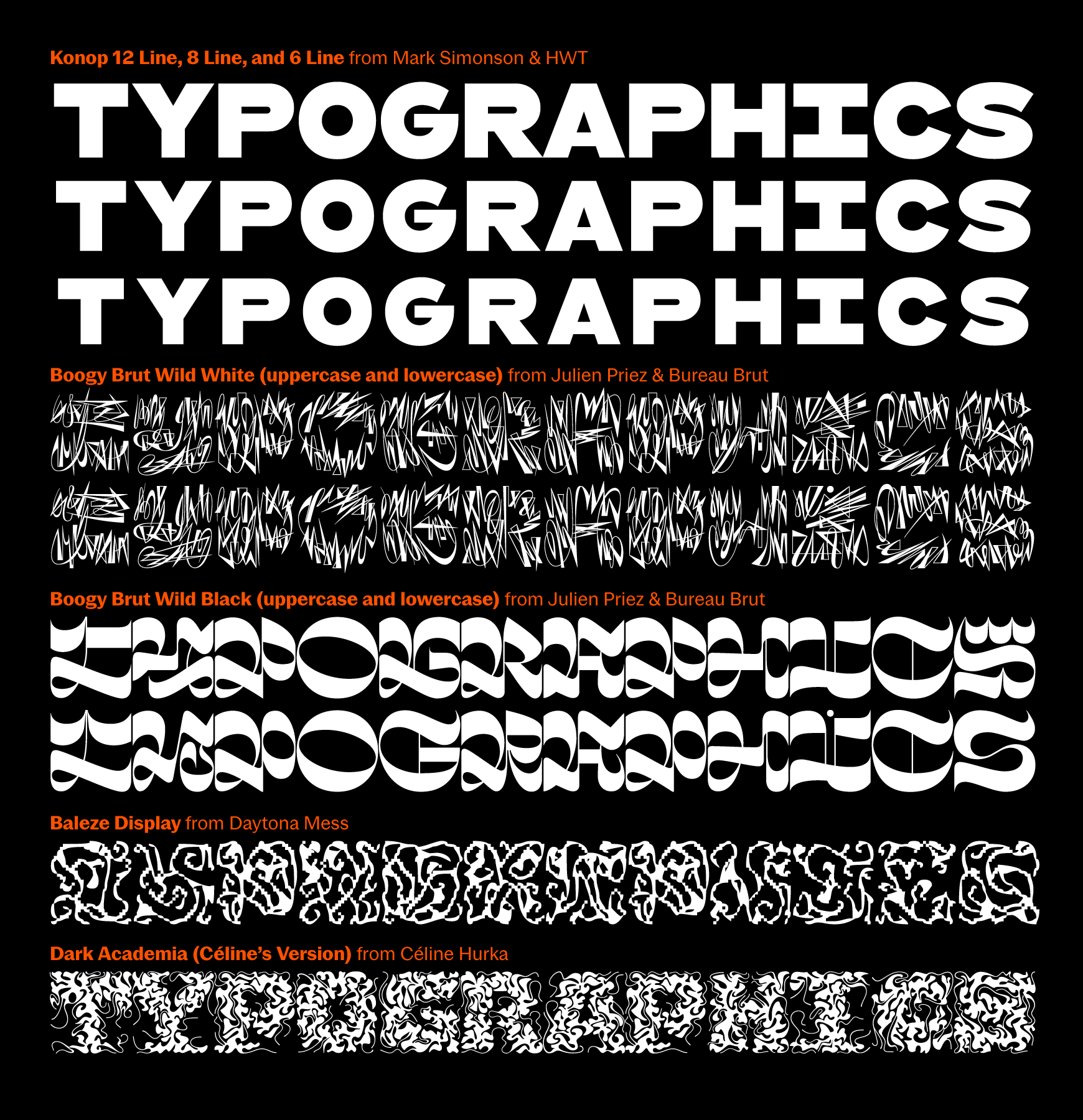 Typographics: 